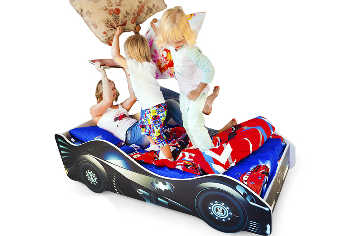 Детская кровать-машина "Бэтмобиль" БЕЛЬМАРКО  326753 Черный Santreyd  - Вид №2