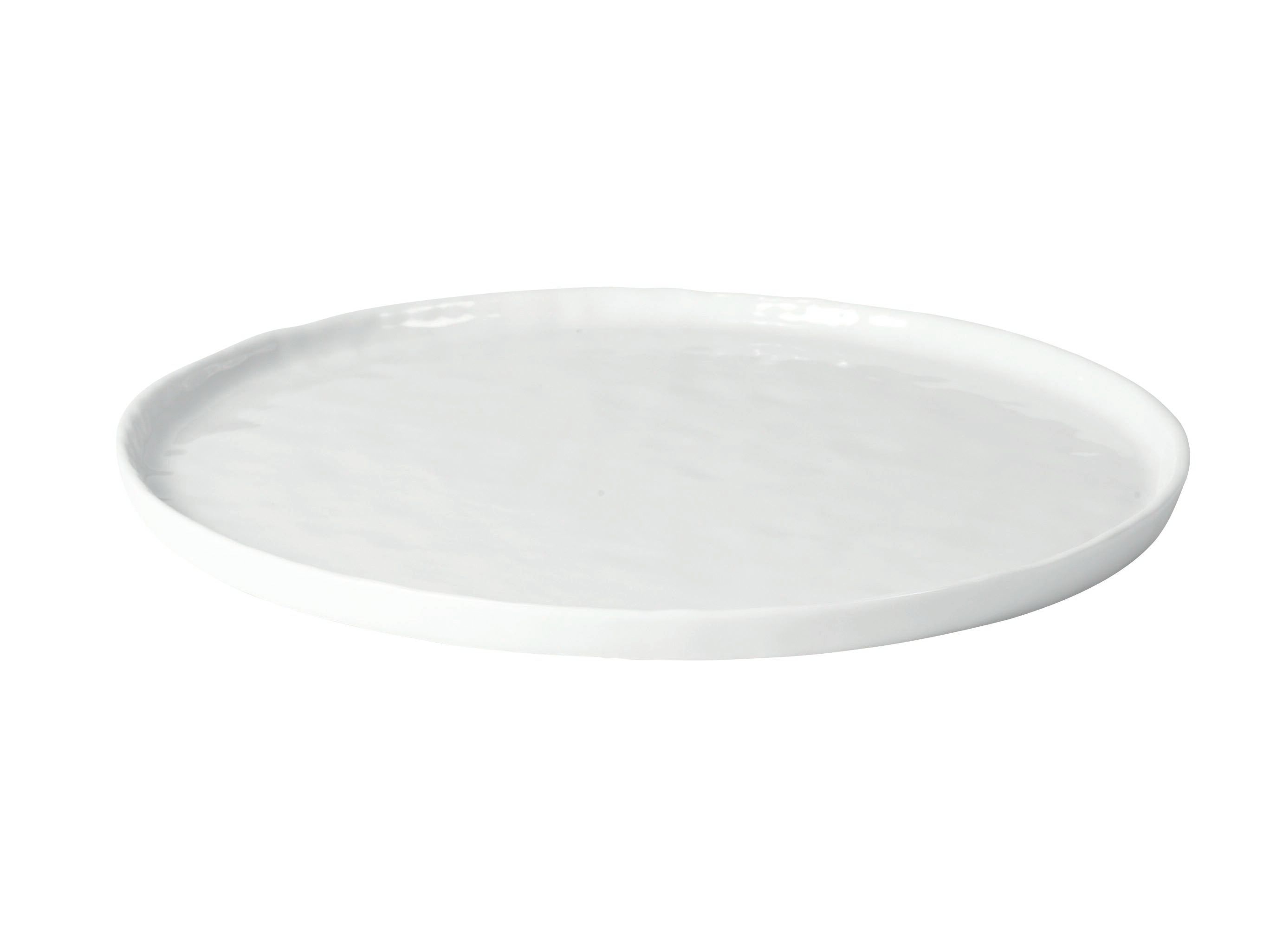 Фарфоровая плоская круглая тарелка POMAX Porcelino White ARCH-00112727