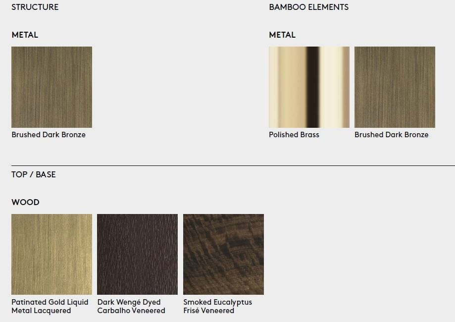 Прямоугольная консоль из эвкалипта и металла ETRO Home Interiors Taxila ARCH-00057220 - Вид №2