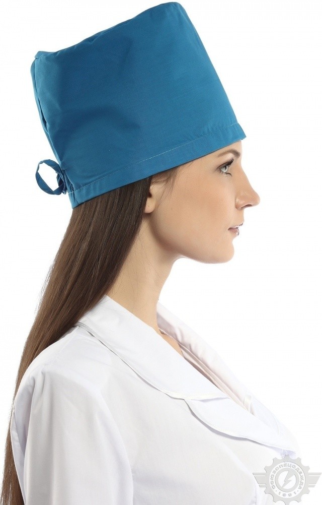 58994 Колпак "Сервис" темно-голубой  Одежда для салонов красоты  размер Спецодежда  - Вид №2