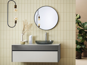 Модульный подвесной умывальник с ящиками