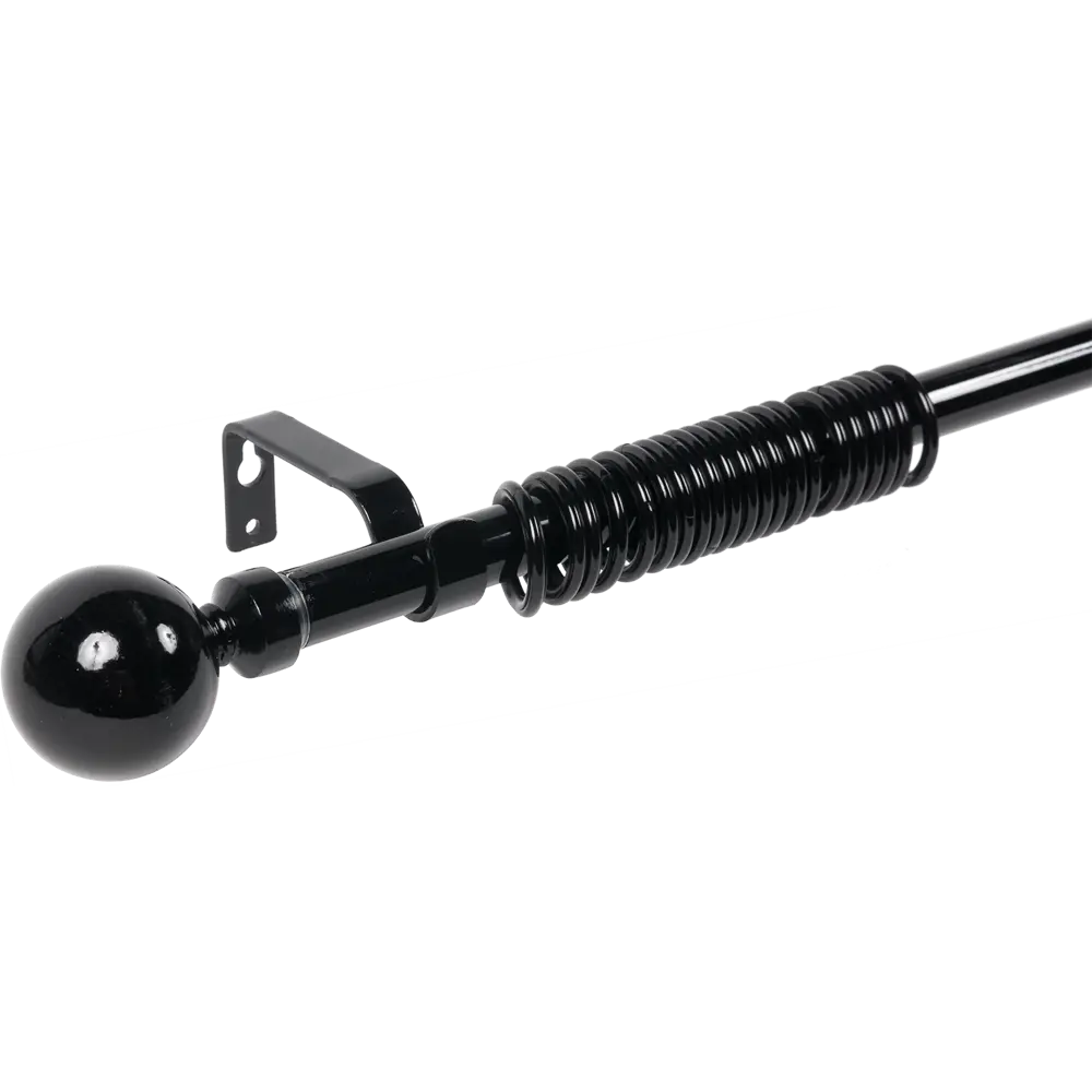 Карниз одноярдный раздвижной Inspire Шар 160-300 см цвет чёрный 81976816 STLM-2113040 