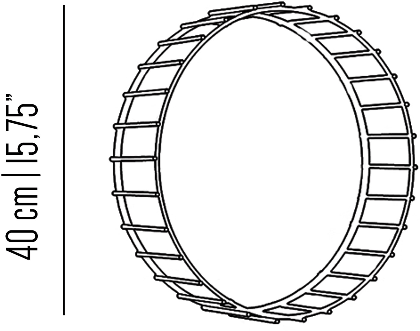 Il Bronzetto Круглое зеркало из латуни с рамкой Cage Cag07 - Вид №9