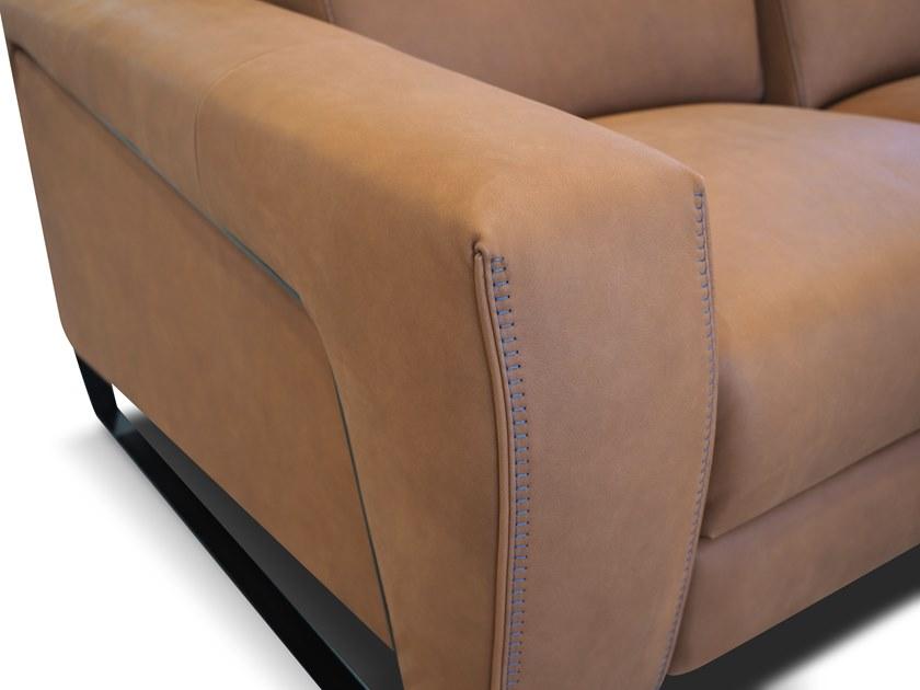 Rossini Sofas Секционный раскладывающийся кожаный диван с шезлонгом sun-id-1399131 - Вид №10