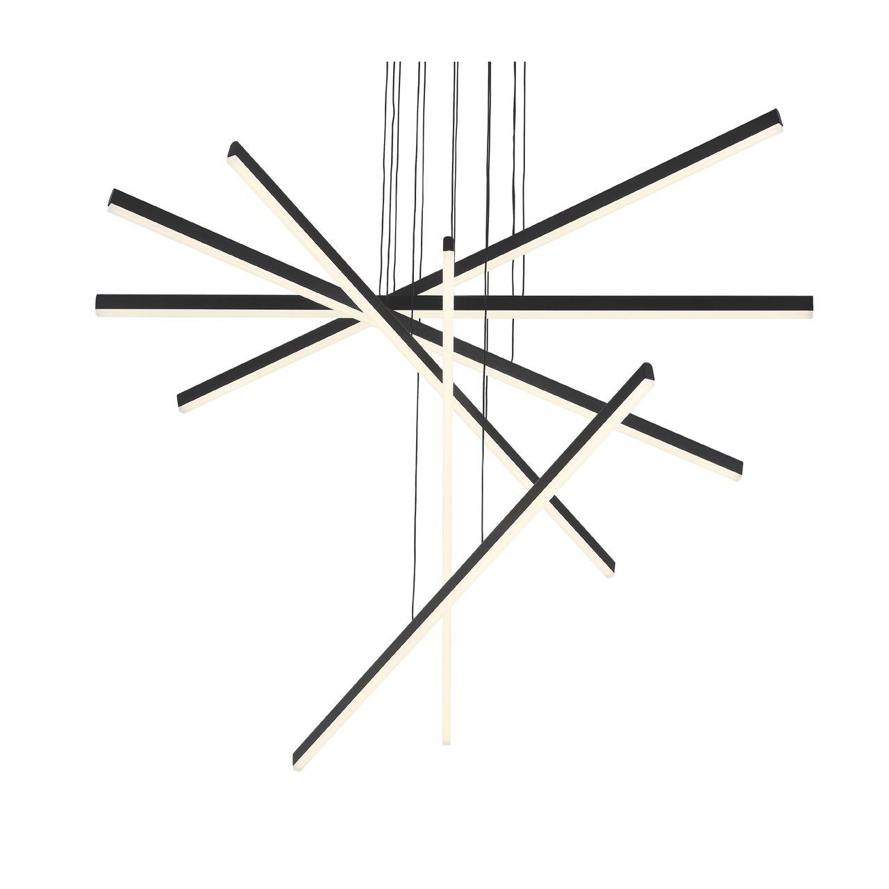 Подвесной светодиодный светильник ST Luce Basoni SL394.423.06 ST LUCE ДИЗАЙНЕРСКИЕ, BASONI 276138 Черный  - Вид №3