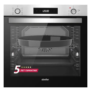 91934117 Электрический встраиваемый духовой шкаф Simfer B6EM69070 60х59.5х56.5 см цвет серый STLM-1418595