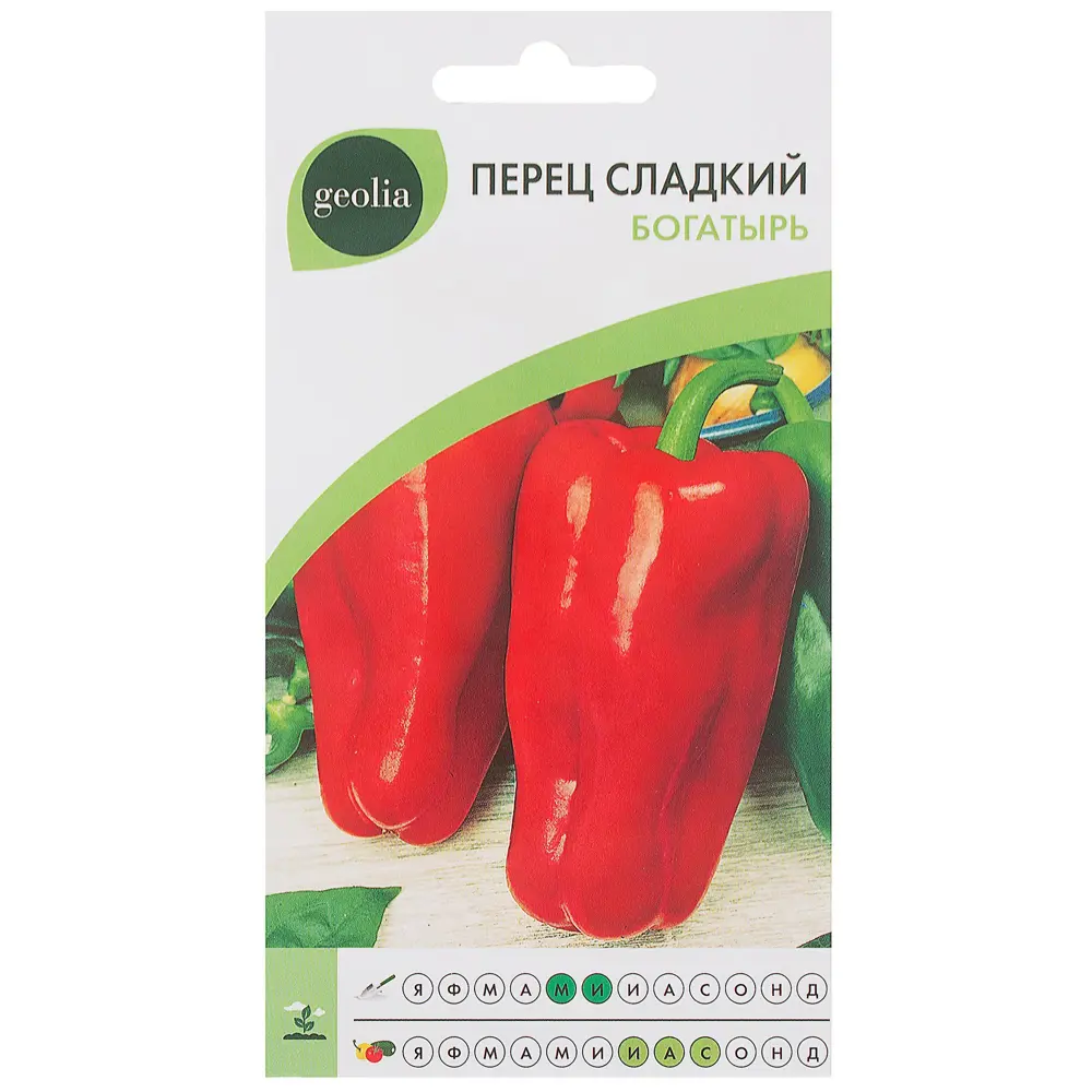 Семена сладкого перца Geolia Богатырь - мощный урожайный сорт 17585172 STLM-0008355