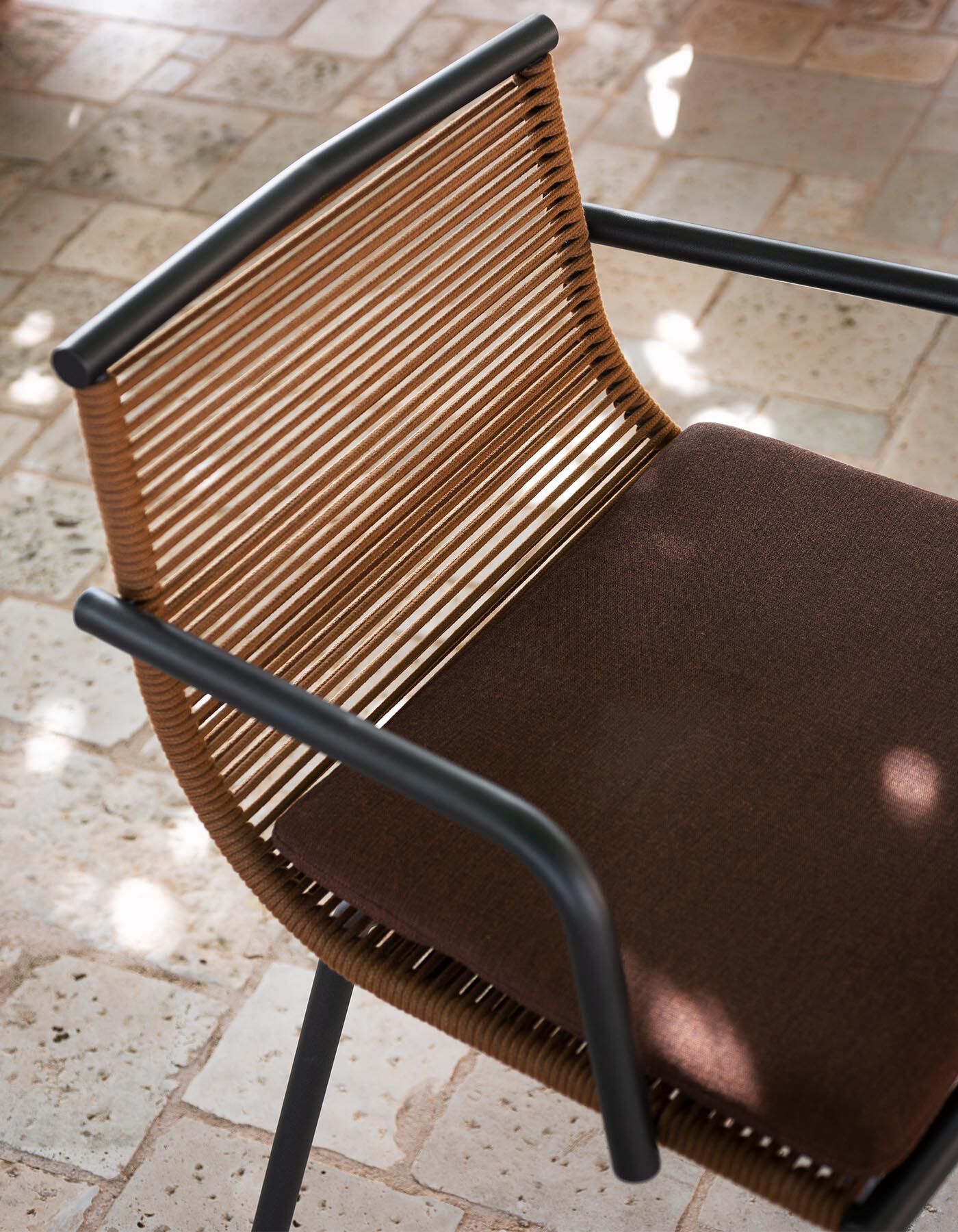 Веревочный садовый стул с подлокотниками RODA Laze ARCH-00099395 - Вид №1