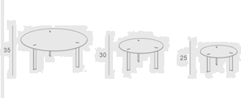 Viccarbe Круглый журнальный столик для гостиной sun-id-1501076 - Вид №18