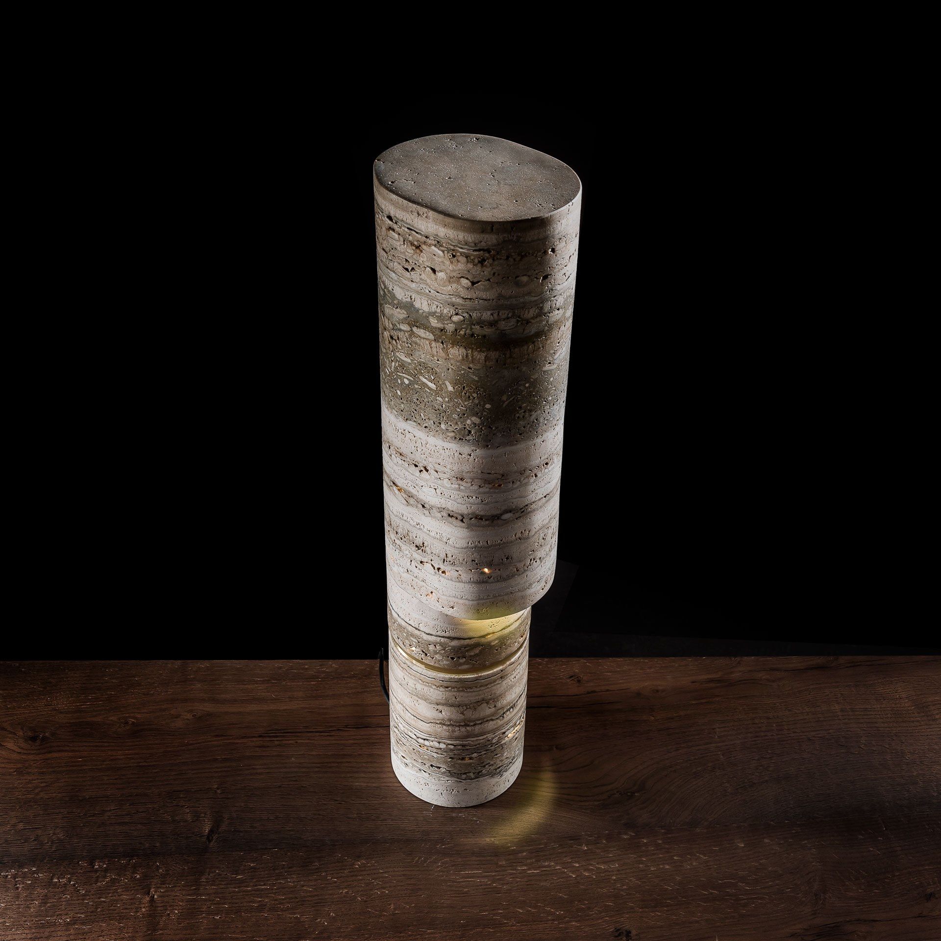 Настольная лампа из травертина от Rapolano Henge тест ARCH-00119327 - Вид №1