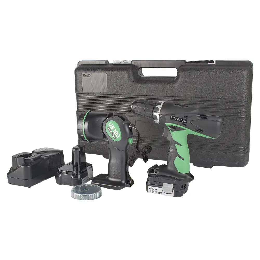 Шуруповерт Hitachi DS14DCL-RA, Li-ion 14,4 В, 1,5 Ач STLM-2036619 - Вид №3