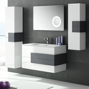 КОМПЛЕКТ МЕБЕЛИ CRONOS 80 СМ WHITE/MATT ANTHRACITE