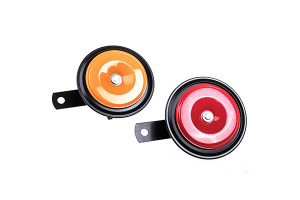 16129683 Звуковой сигнал , дисковый, d=90 мм, 12V, 105dB, металл, 2 шт. S07601024 SKYWAY