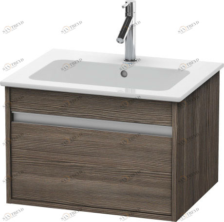 KT641805151 Тумбочка подвесная Ketho #KT6418 600 x 475 мм Сосна коричневая, декор Duravit