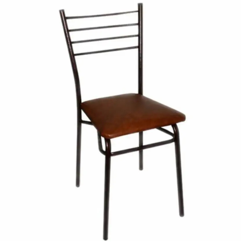90777647 Куxонный стул Violet 900101 86x35x38 см тканый хлопок цвет коричневый STLM-1079353