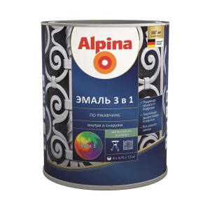 90716105 Грунт-эмаль 3 В 1 База 3 0.75л STLM-0351616 ALPINA
