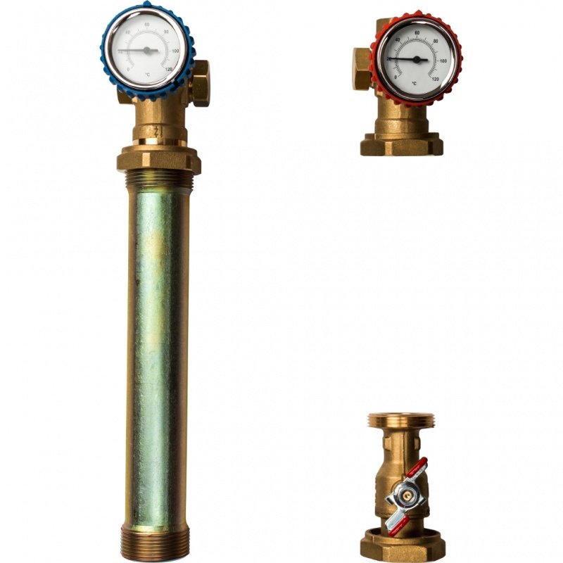 Насосная группа STOUT с прямым контуром 1" без насоса в теплоизоляции SDG0001002501 - Вид №1