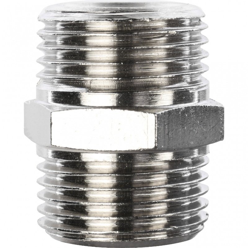 Ниппель НН 3/8" никель STOUT SFT0004003838 - Вид №2