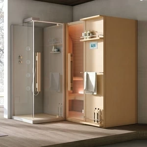 Сауна с душевой кабиной 205x207 УГЛОВАЯ CUNA