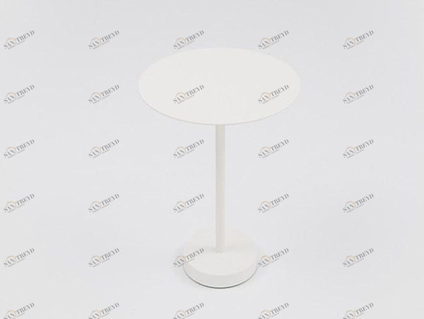 Danese Milano Круглый высокий журнальный столик из окрашенного металла Bincan sun-id-1419527