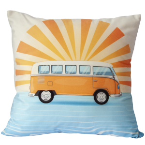 84659866 Подушка Автобус 45x45 см цвет бирюзовый STLM-0053514 SEASONS