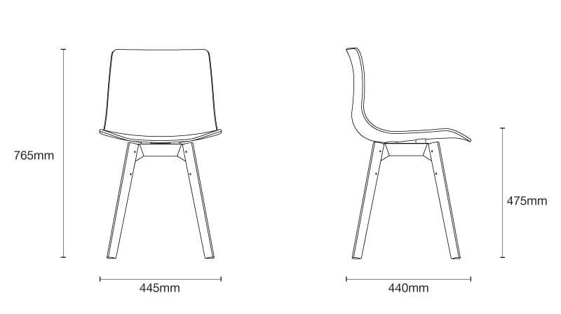 Фанерный стул Case Loku ARCH-00102836 - Вид №12