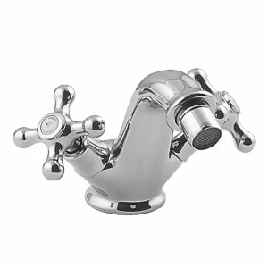 Смеситель для биде моноблочный 3/8 ”. Керамические дисковые клапаны. Длина шлангов 390 мм. Со съемным сливным набором 1 1/4 ”. Аэратор «Плюс». Расход 18,51 л / мин. при 3 барах.  Feis NOKEN 100038516  CHROME