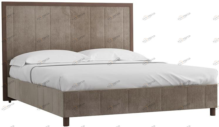 30736 Кровать с ортопедическим основанием и ящиком 1.8 Модерн Лайт Серебряный дождь R-HOME 40172038H_GSD