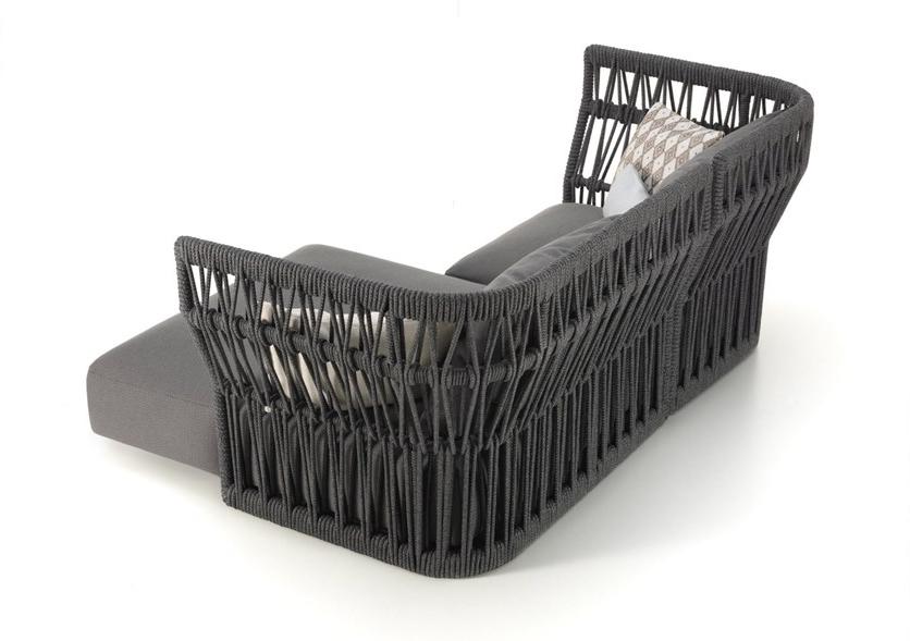 Talenti Модульный садовый диван из ткани и веревки Cliff sun-id-1425103 - Вид №2