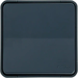 Переключатель накладной влагозащищенный Systeme Electric Mureva Styl 1 клавиша IP55 цвет антрацит