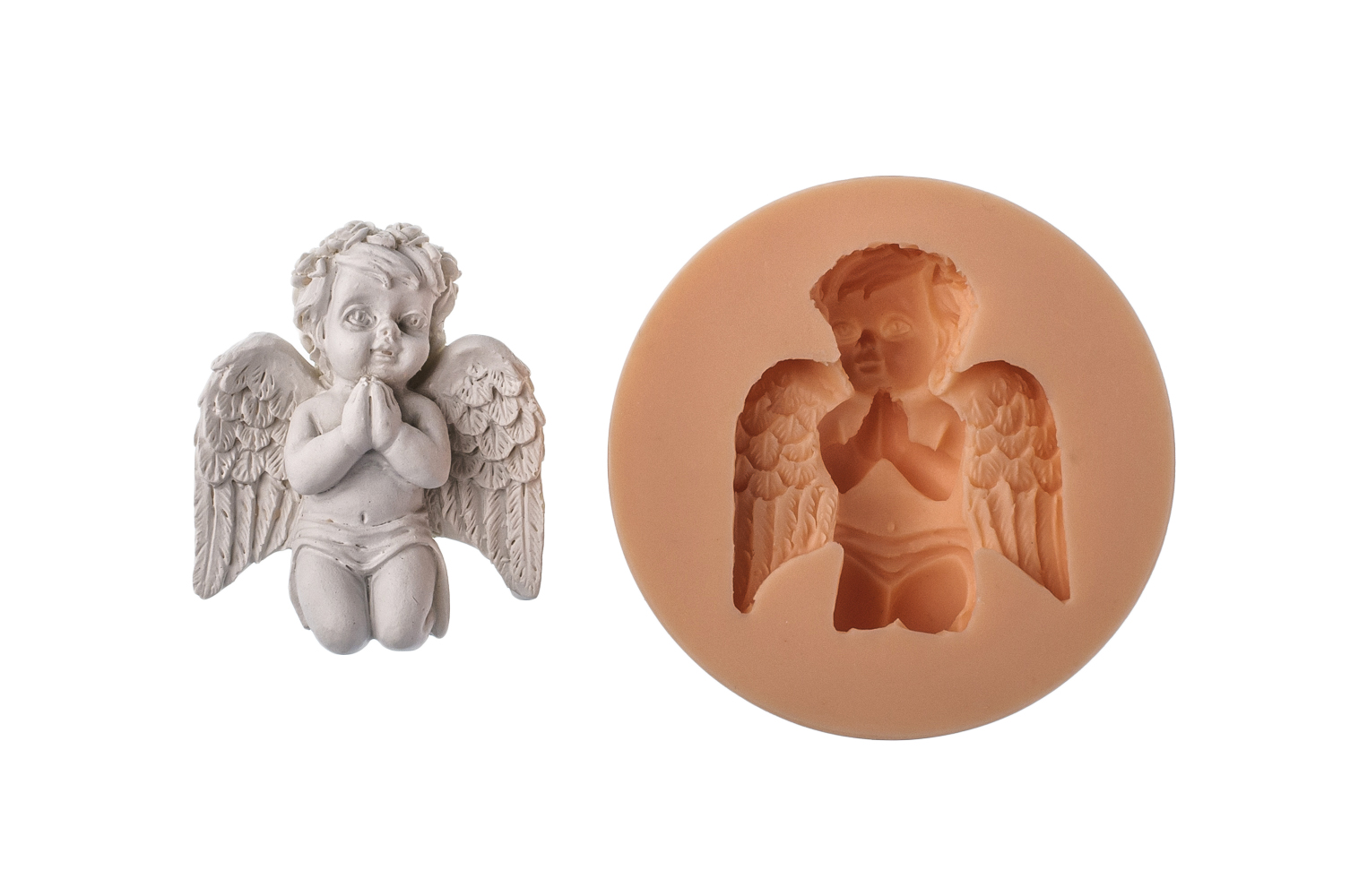 10028 Молд №980 силикон Ангелы, религия HobbyPage 