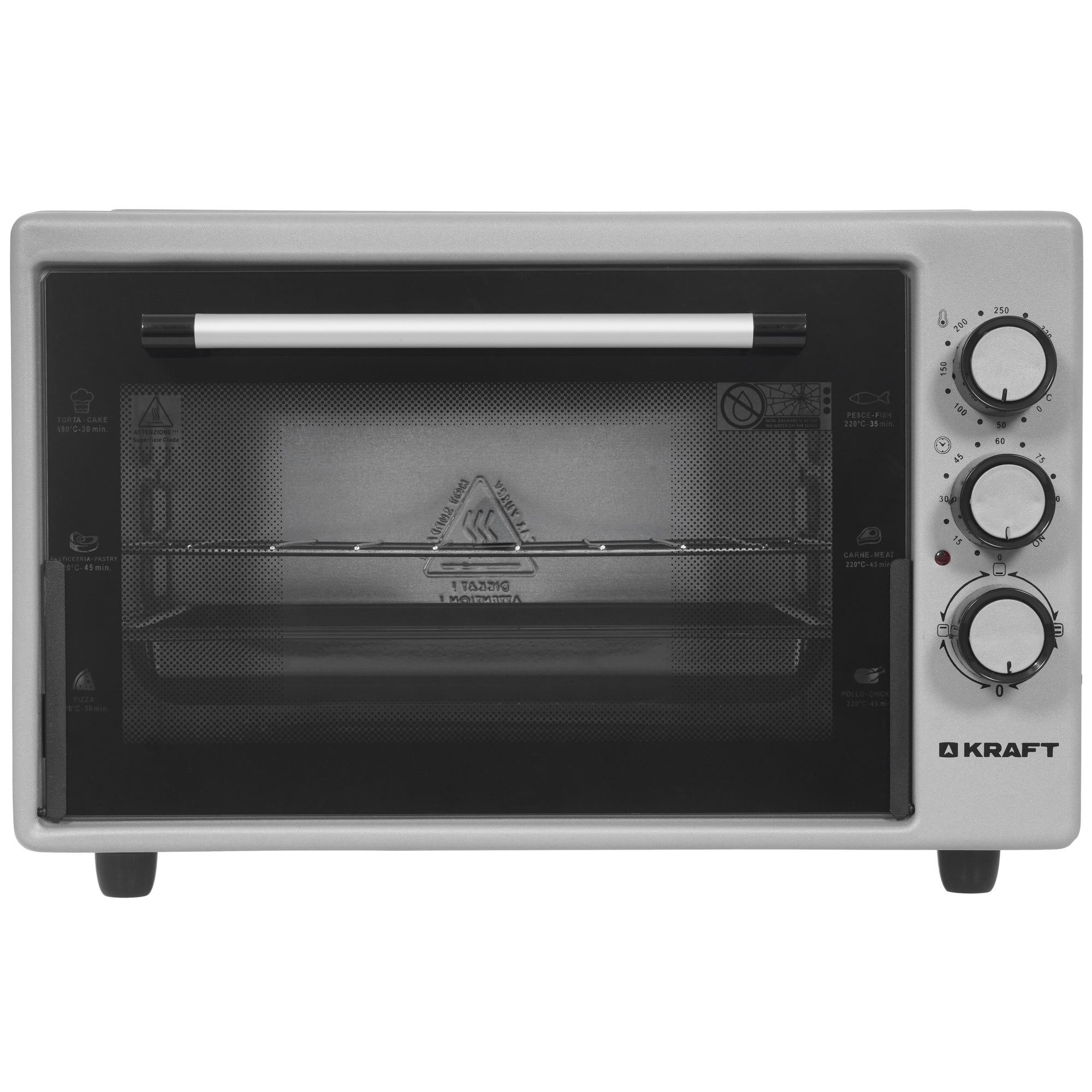 5359462 Мини-печь Kraft KF-MO 3800 GR серый STDN-0124305