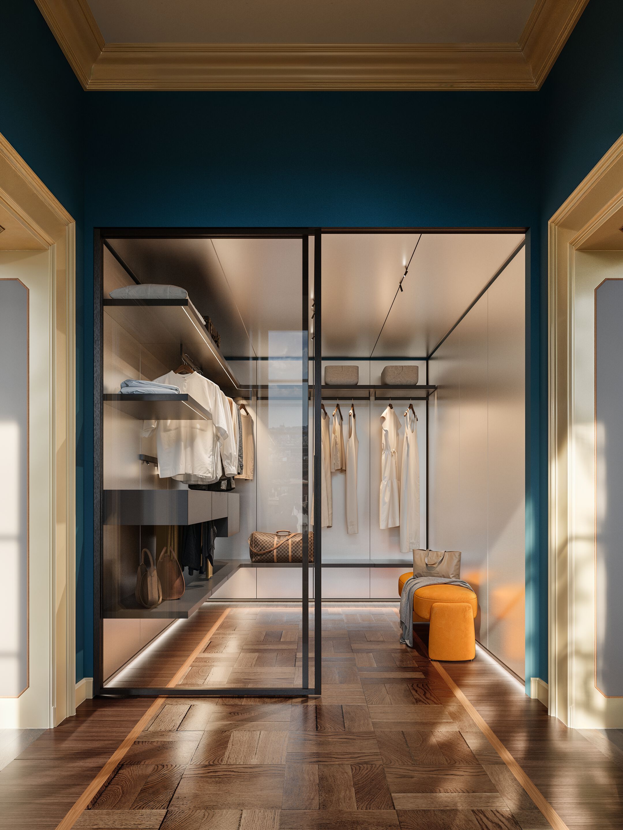 Модульная гардеробная на заказ CASSINA GHOST WALL WW ARCH-00048141 - Вид №1