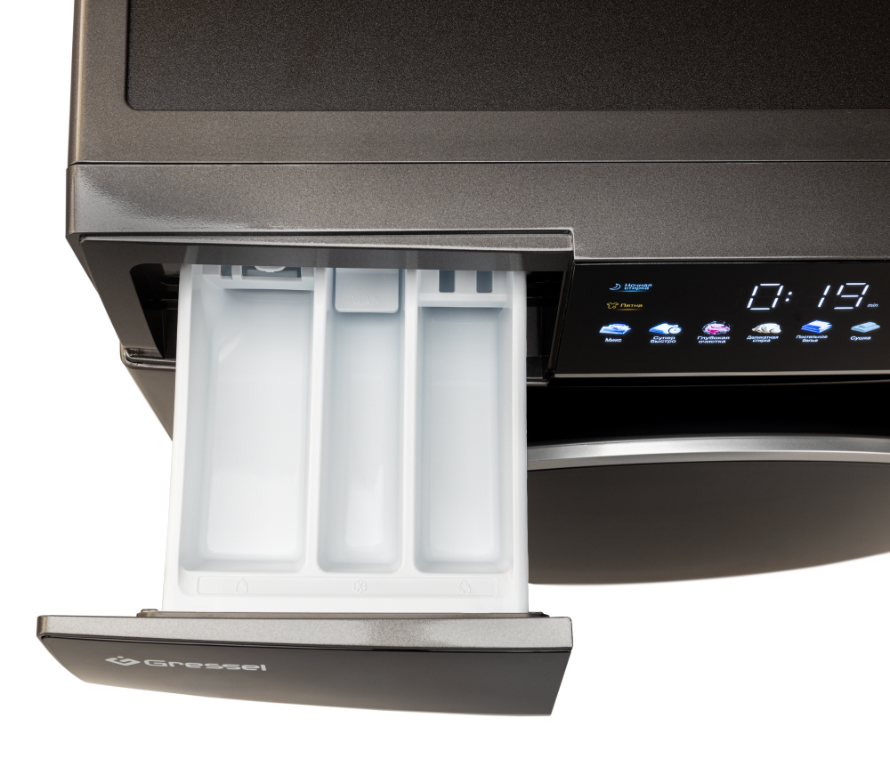 9256870 Стирально-сушильная машина Gressel RUBS77603 черный STDN-0115082 - Вид №5