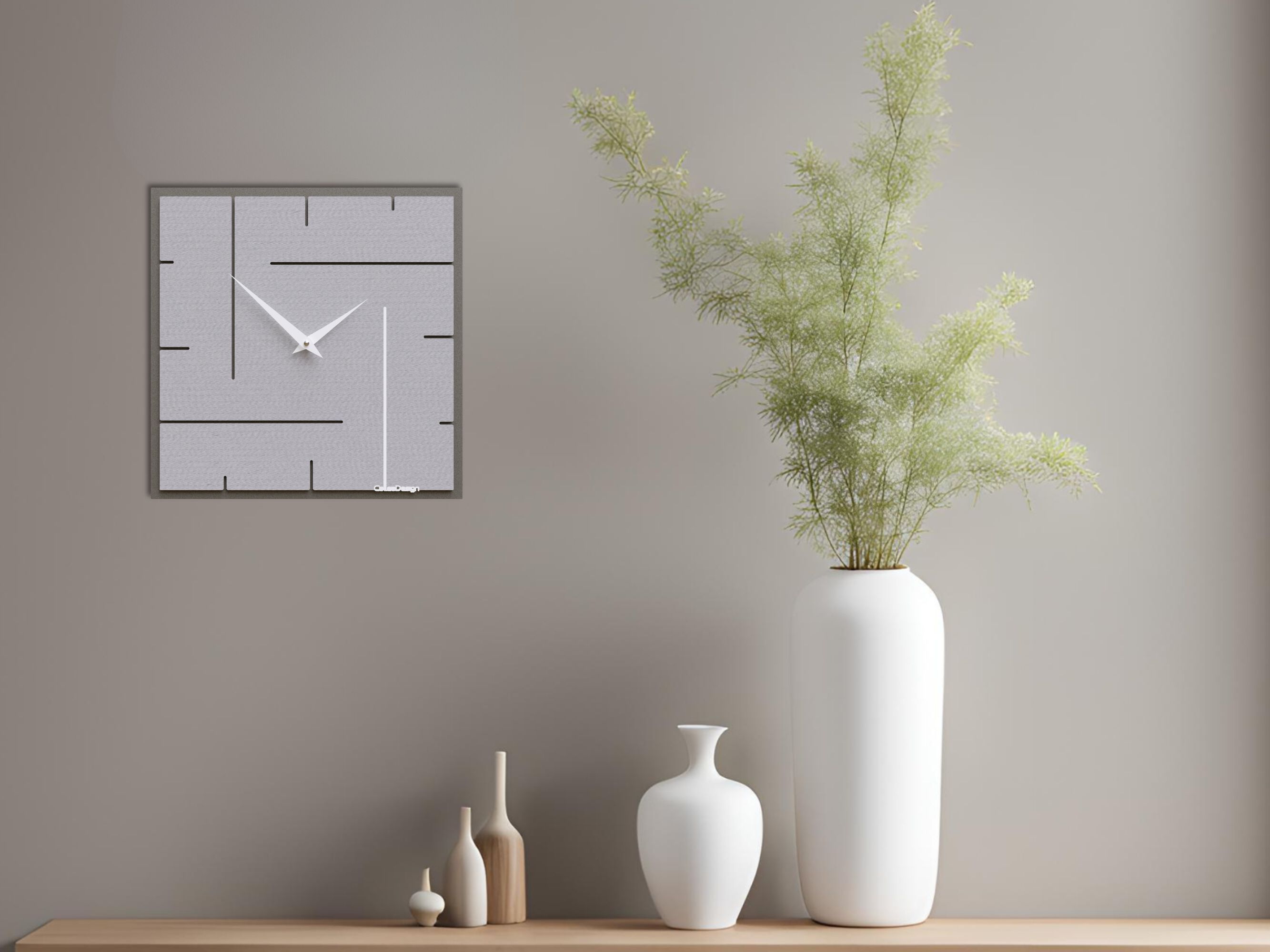 Настенные часы MDF CalleaDesign GRID ARCH-00016147 - Вид №3