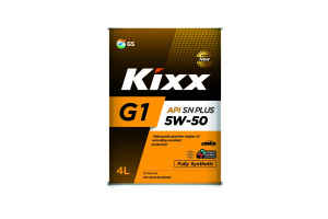 17413662 Моторное масло G1 SN Plus, 5W50, синтетическое, 4 л L210344TE1 KIXX