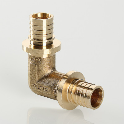 VTm.451.BG.002525 Фитинг аксиальный универсальный – угольник надвижной Valtec 25 (3,5) мм х 25 (3,5) мм  - Вид №1