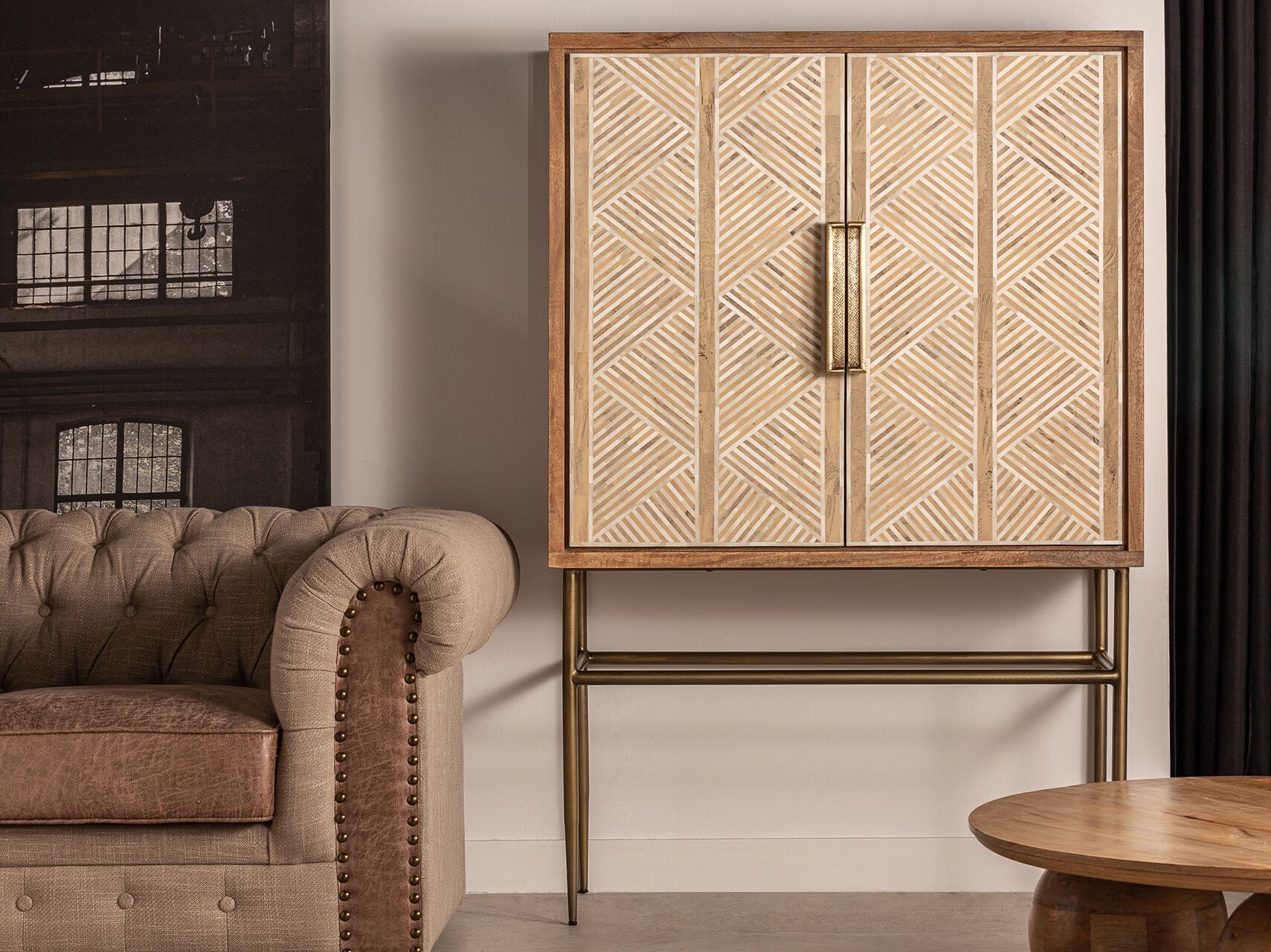 Сервант из манго с распашными дверцами Vical Home Laugna ARCH-00007198 - Вид №2