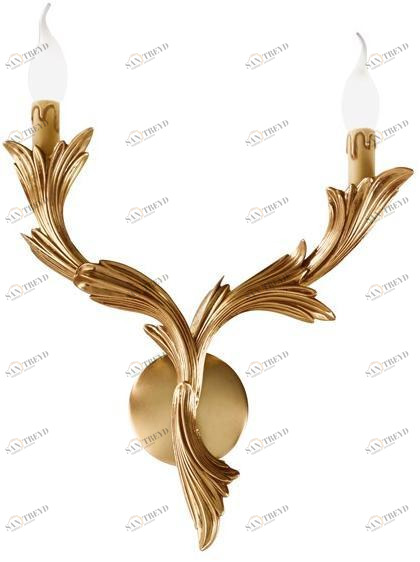 Possoni Illuminazione Французский золотой настенный светильник Solange 335/a2 