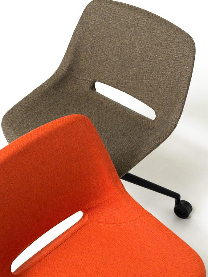 Diemme Офисное кресло из ткани с 4-мя спицами на колесиках Clea sun-id-1490584 - Вид №5