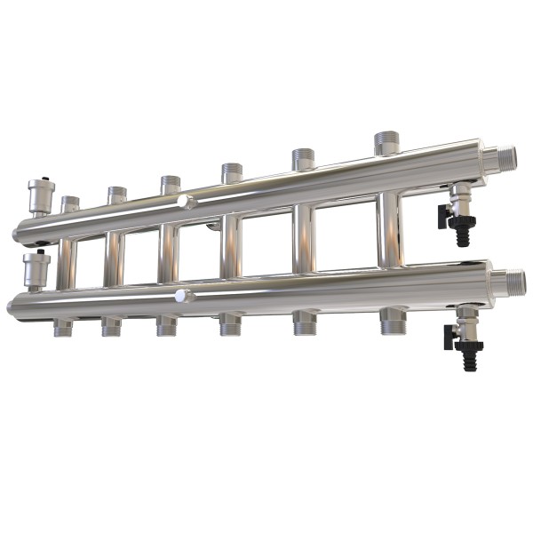 Купить Распределительный коллектор GK 60 кВт, 7 контуров Прокситерм GK257 - Вид №2