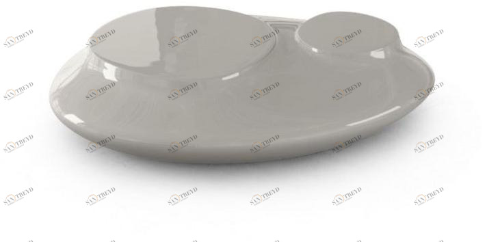 Roche Bobois Журнальный столик из полиэфирной смолы и стекловолокна sun-id-1497788