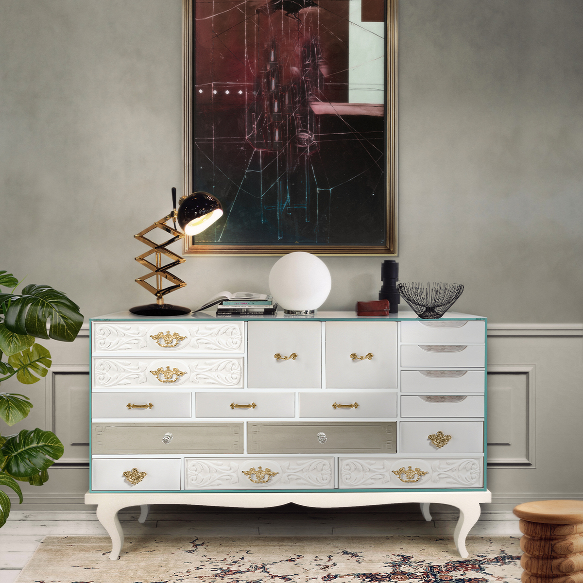 Серванты Soho White Sideboard Covethouse BOCA DO LOBO  - Вид №1