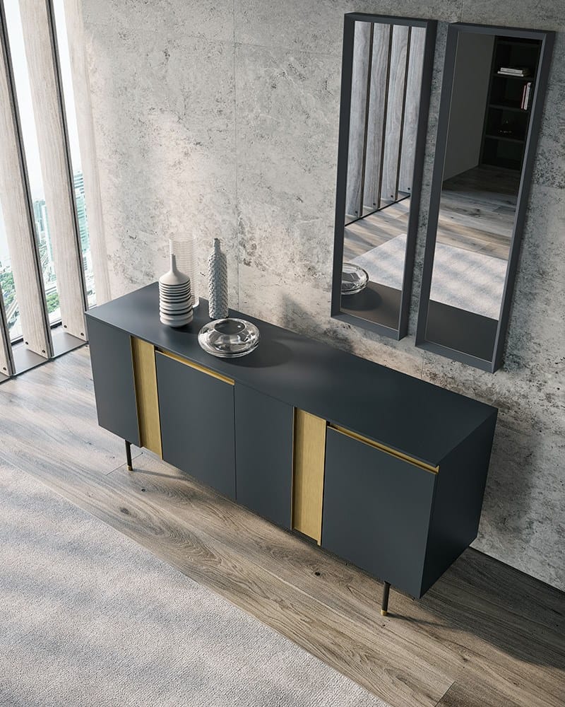 Деревянное зеркало с рамкой Dall'Agnese Slash ARCH-00068818 - Вид №4