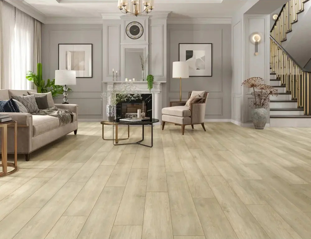91575453 SPC плитка Tulesna Premium с подложкой Isofix Legno 43 класс толщина 8 мм 1.786 м², цена за упаковку STLM-0892423