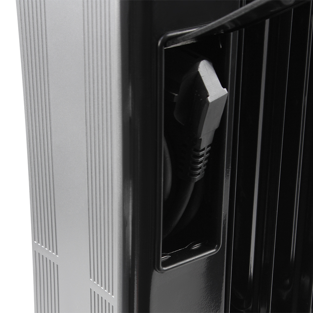 9169999 Масляный обогреватель OBSIDIAN BS-OH2000A черный STDN-0120540 - Вид №7