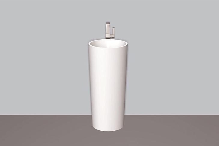 4507800401 Умывальник, wt.rx400h.co, белая, противомикробное Alape Серия CO (Scopio) 