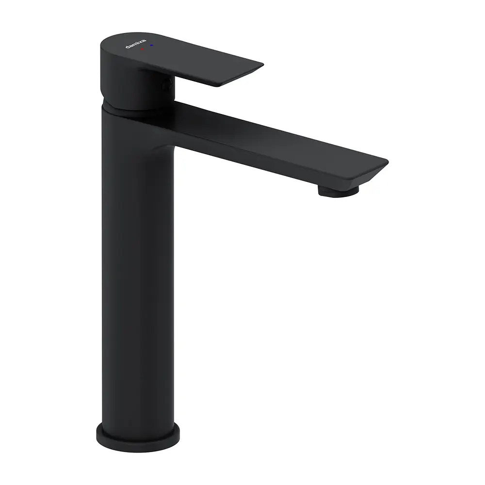 Смеситель Damixa Fortuna для раковины - черный матовый с керамическим картриджем 89380904 STLM-1584685