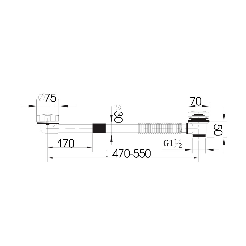 Обвязка для ванны Raiber RTB95-02, автомат RTB95-02 Santreyd  - Вид №5
