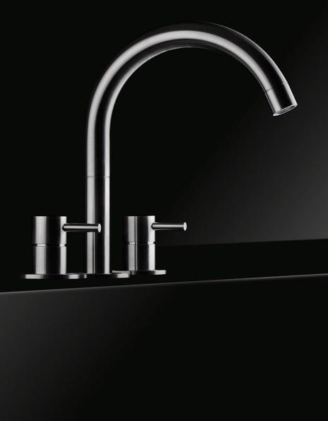 MGS Смеситель для раковины на 3 отверстия из нержавеющей стали Minimal sun-id-1359057 - Вид №1